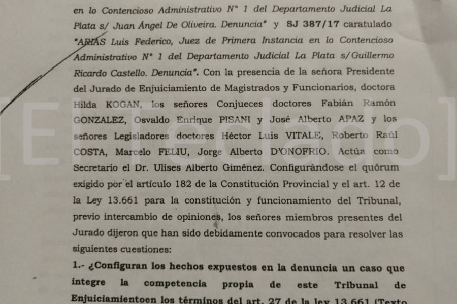 Claves del jury al juez Arias: Quiénes lo denuncian y cómo será el Tribunal encargado de juzgarlo