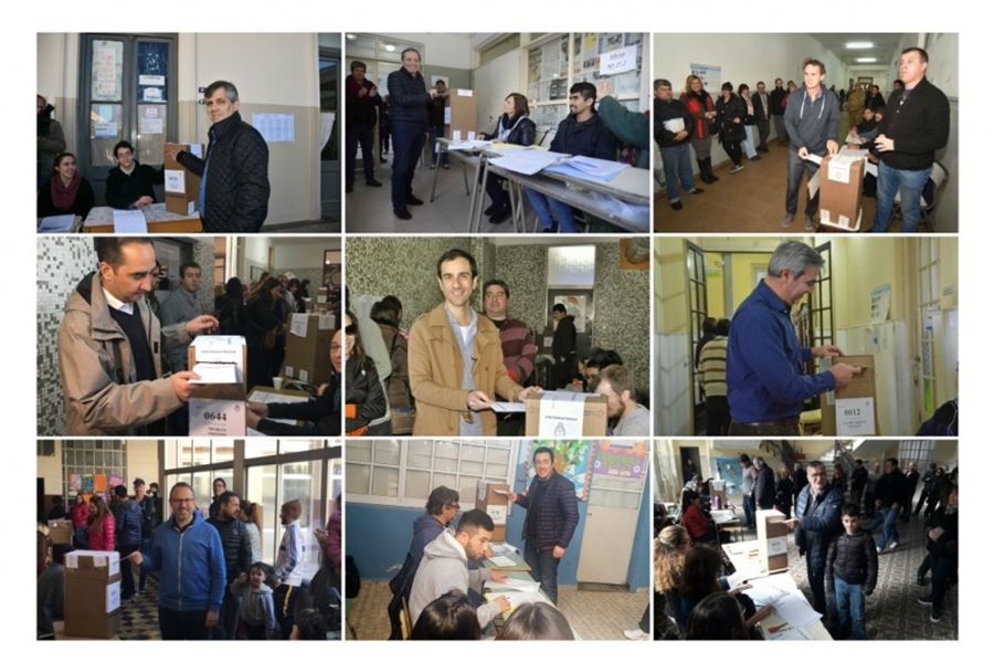 Relajados, los intendentes de la provincia ya pasaron por las urnas para apoyar a sus candidatos