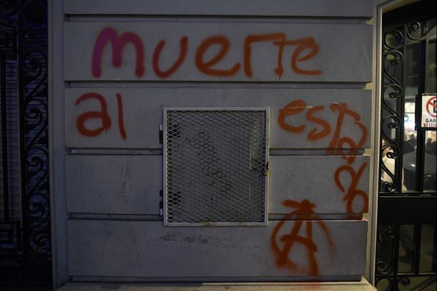 Daniel Salvador denunció destrozos en el Anexo del Senado tras la marcha por Santiago Maldonado