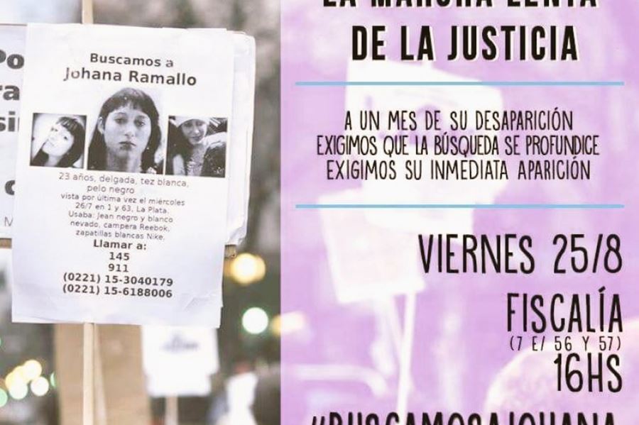 Marcha lenta de la Justicia: ¿Dónde está Johana?