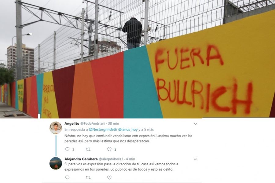 El intendente de Lanús denunció hechos de vandalismo en sus redes y se armó el debate