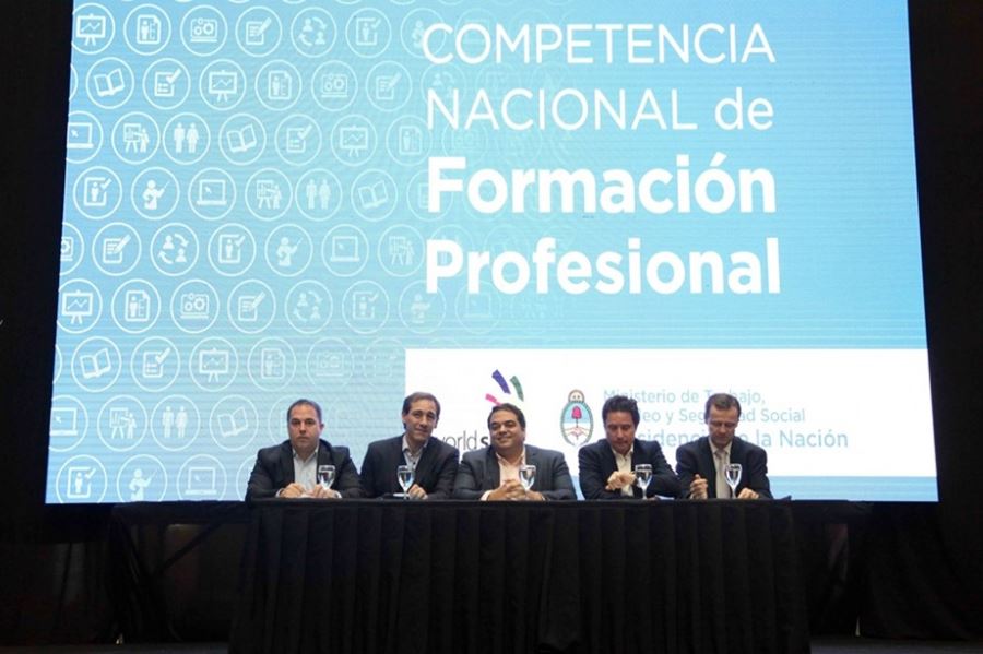 Jorge Triaca presentó en La Plata la primera competencia nacional de formación profesional