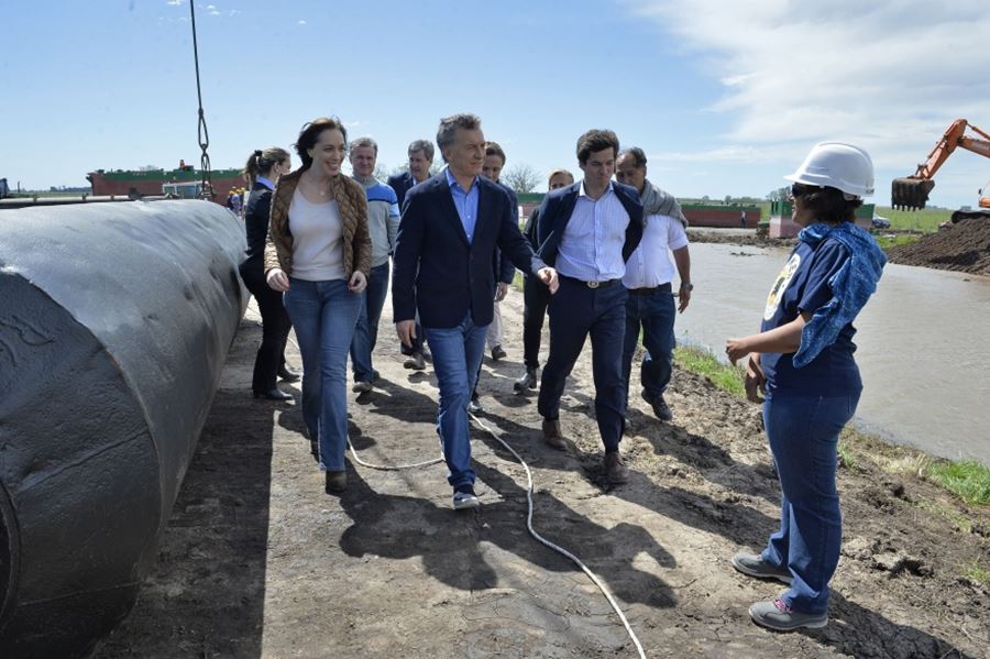 Macri y Vidal recorrieron obras y hablaron de confianza: "Somos millones los que queremos cambiar"