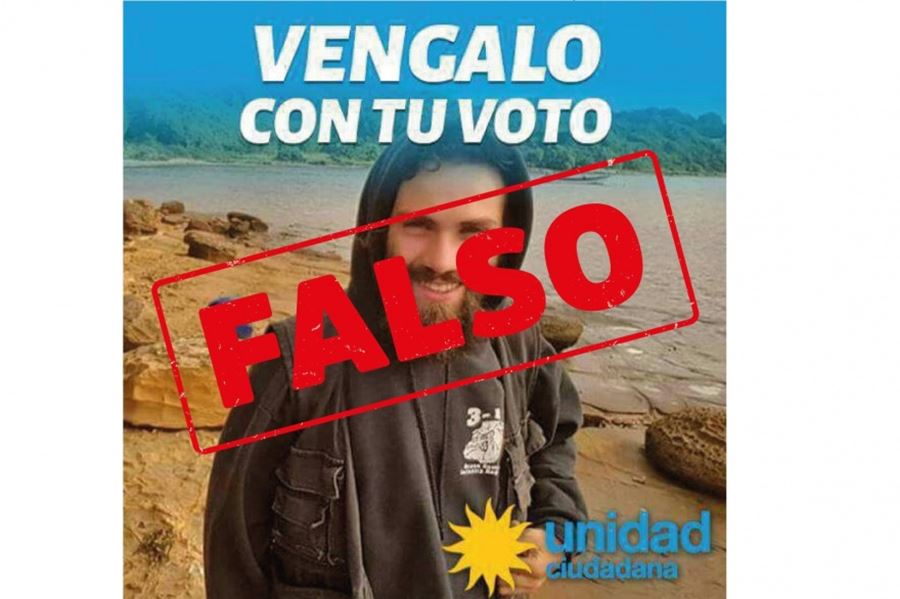 Desde Unidad Ciudadana desmienten campaña para "vengar" a Santiago Maldonado el domingo