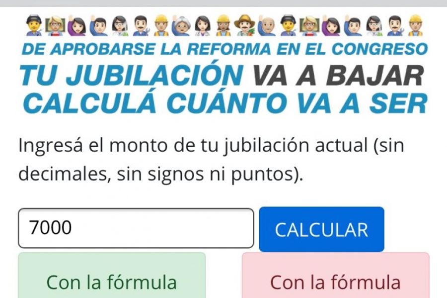 La calculadora previsional: Un instrumento para saber cuánto dinero perderán los jubilados