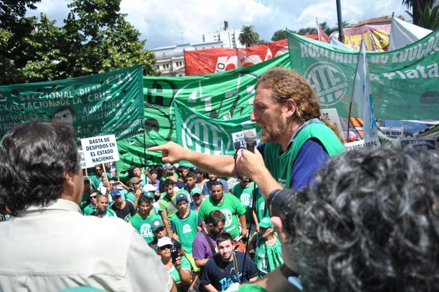 Paro nacional: ATE y las dos CTA paran en rechazo a los "1200 cesanteados en el sector público"