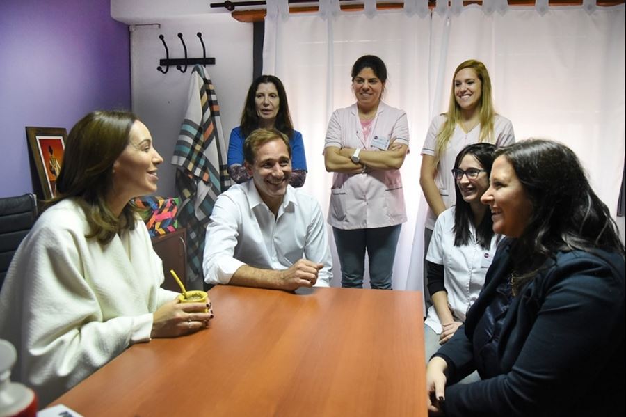 Vidal recorrió el Centro Municipal de Atención Integral para la Mujer en La Plata