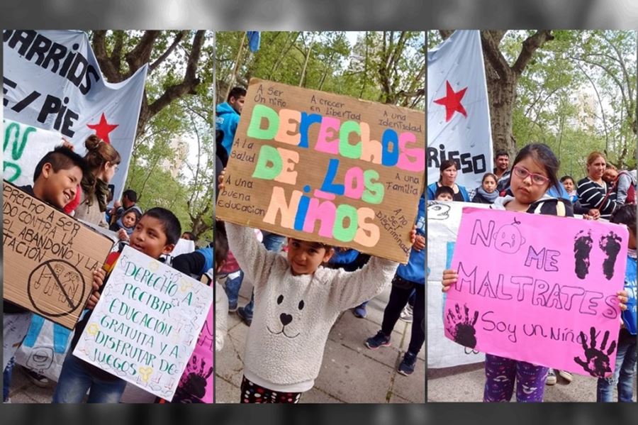 Mientras sube la pobreza, niños y niñas marcharon en La Plata: "Acá no hay lugar ni tiempo para la resignación"
