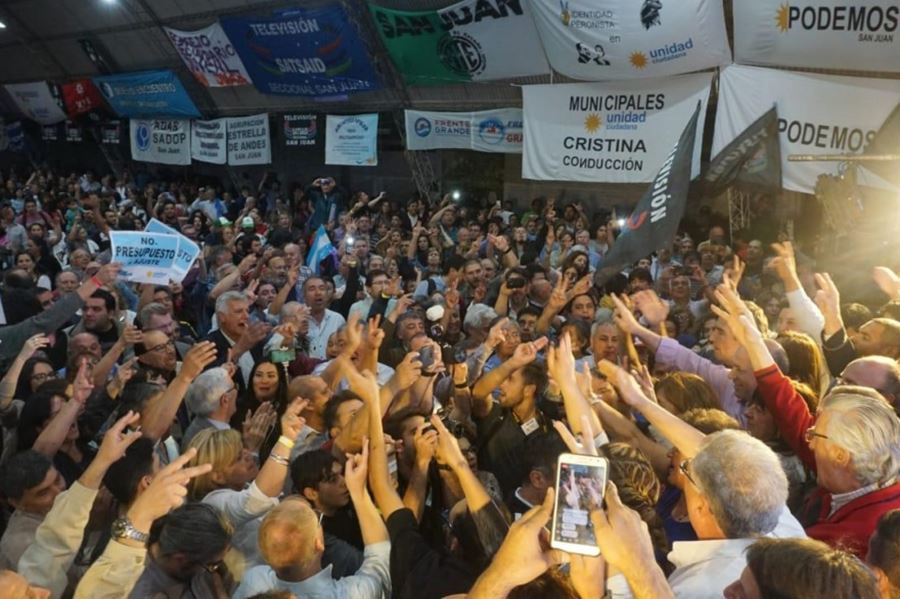 José Luis Gioja: "Hay que reconocer que la principal dirigente opositora de la Argentina hoy es CFK”