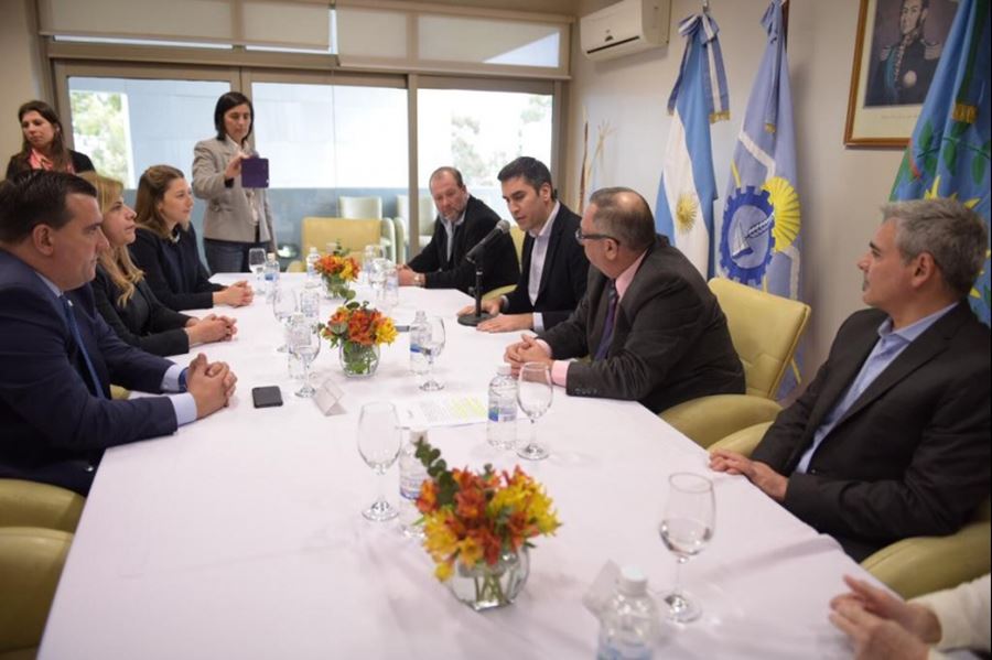 Manuel Mosca se reunió con el gobernador Mariano Arcioni en Chubut