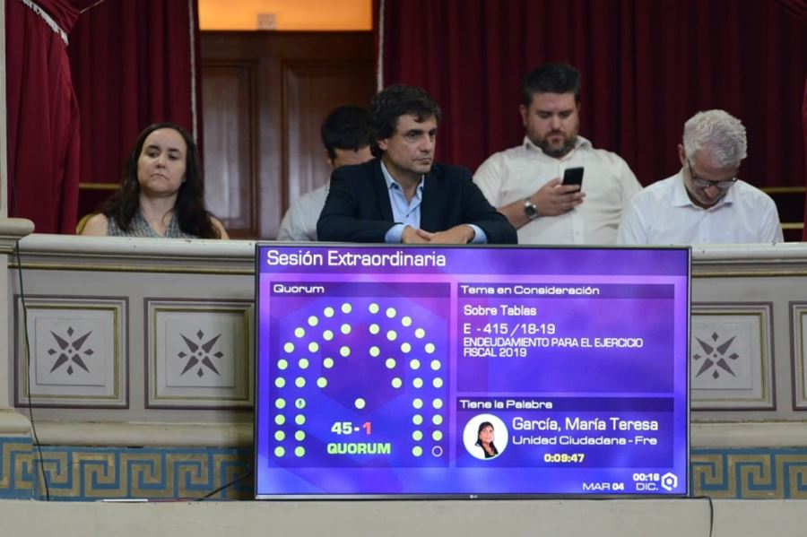 La Legislatura aprobó el presupuesto y el endeudamiento solicitado por María Eugenia Vidal