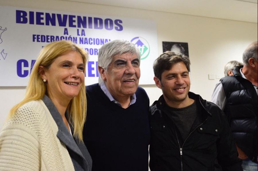 Con una foto, el Frente Sindical oficializó el respaldo a la fórmula Kicillof-Magario