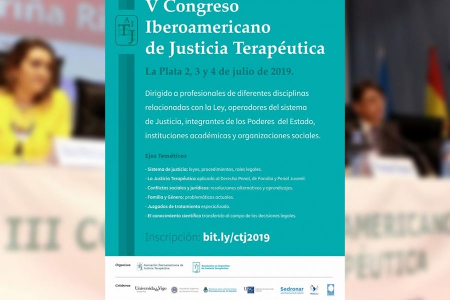 Se viene un nuevo Congreso Iberoamericano de Justicia Terapéutica