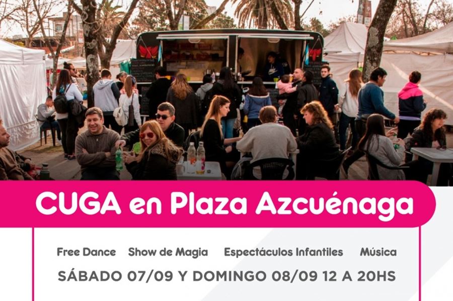 La Plata: Fin de semana en Plaza Azcuénaga, con variedad de actividades y gastronomía