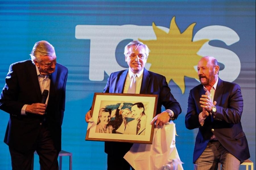 Durante el homenaje a Perón, Alberto Fernández pidió al Partido Justicialista "no desunirse"