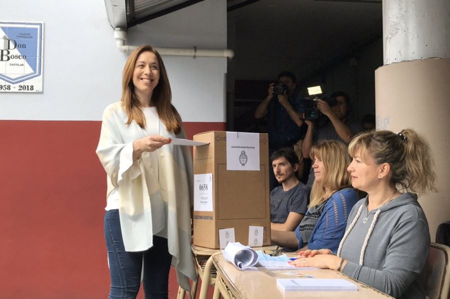 María Eugenia Vidal emitió su voto: "Me voy con mucha tranquilidad"