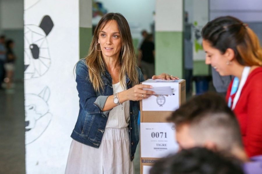 "Es una elección histórica en la provincia de Buenos Aires", celebró Malena Galmarini