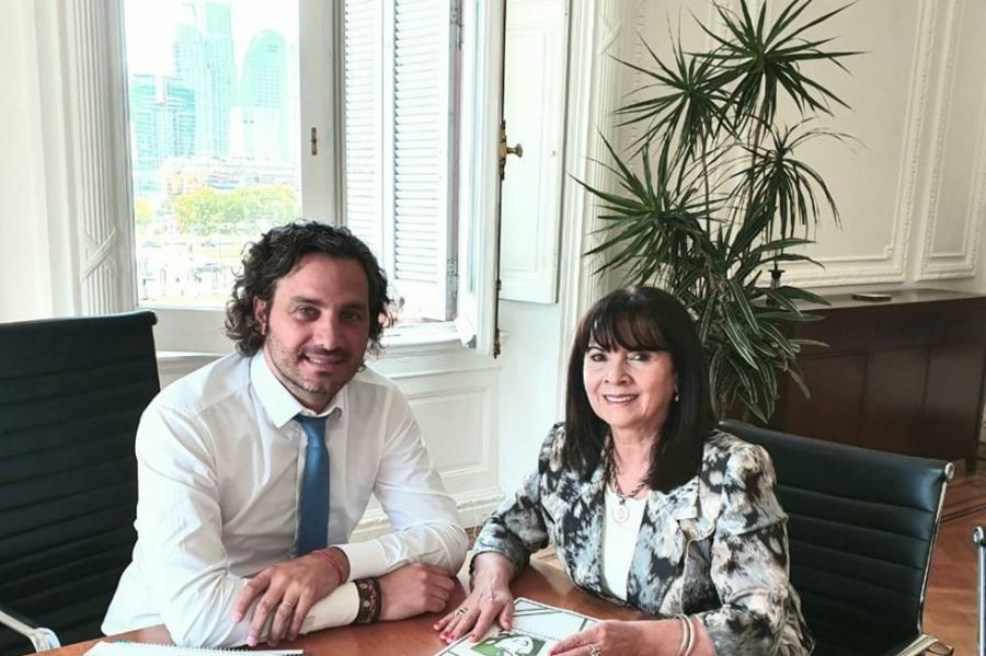 Susana Trimarco visitó a Santiago Cafiero: "Vamos a trabajar juntos con proyectos serios"
