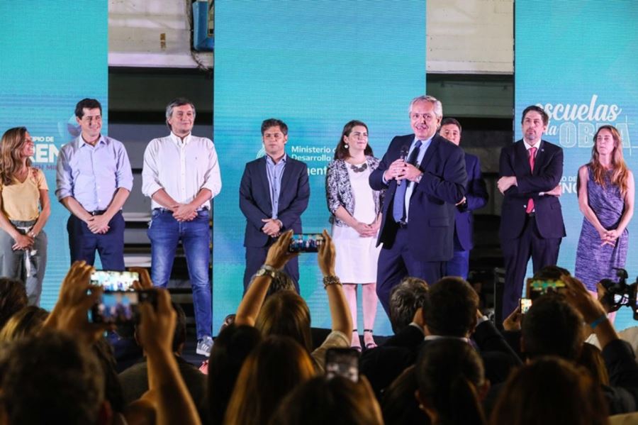 Alberto Fernández participó del lanzamiento del programa nacional Argentina Unida por Educación y Trabajo