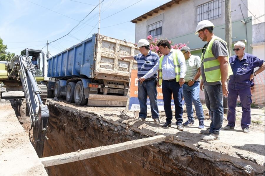 Fernando Espinoza anunció el inicio de un mega plan hidráulico en La Matanza