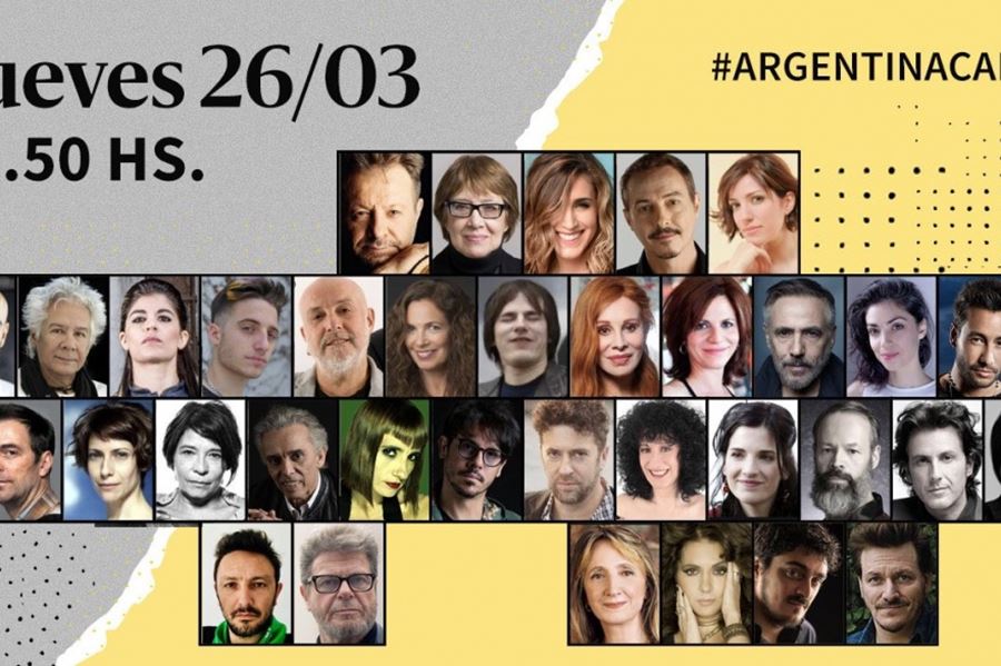 "Argentina canta en cuarentena": la lista completa de artistas que participarán desde sus casas