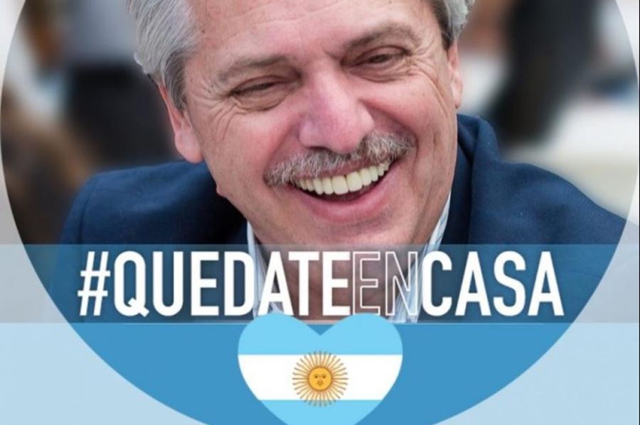 Alberto Fernández invitó a usuarios de Facebook a poner "Quedate en casa" en sus fotos de perfil