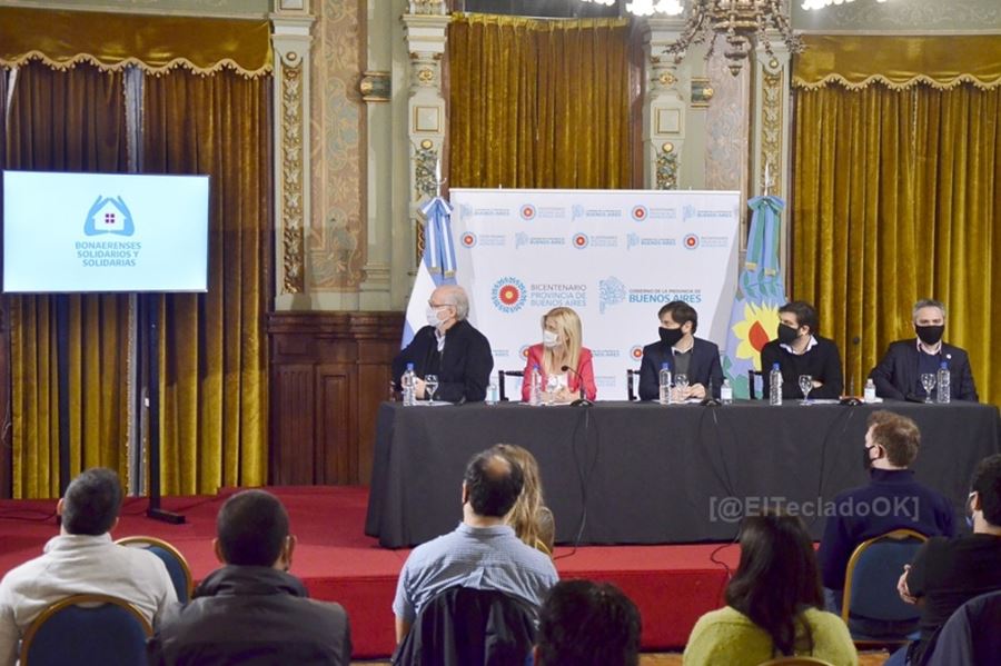 Bonaerenses Solidarios y Solidarias: “Queremos convertir la colaboración en una acción colectiva”, dijo Kicillof