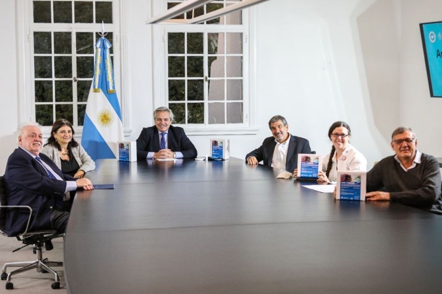 El Presidente anunció la creación de un test de diagnóstico rápido desarrollado por científicos argentinos