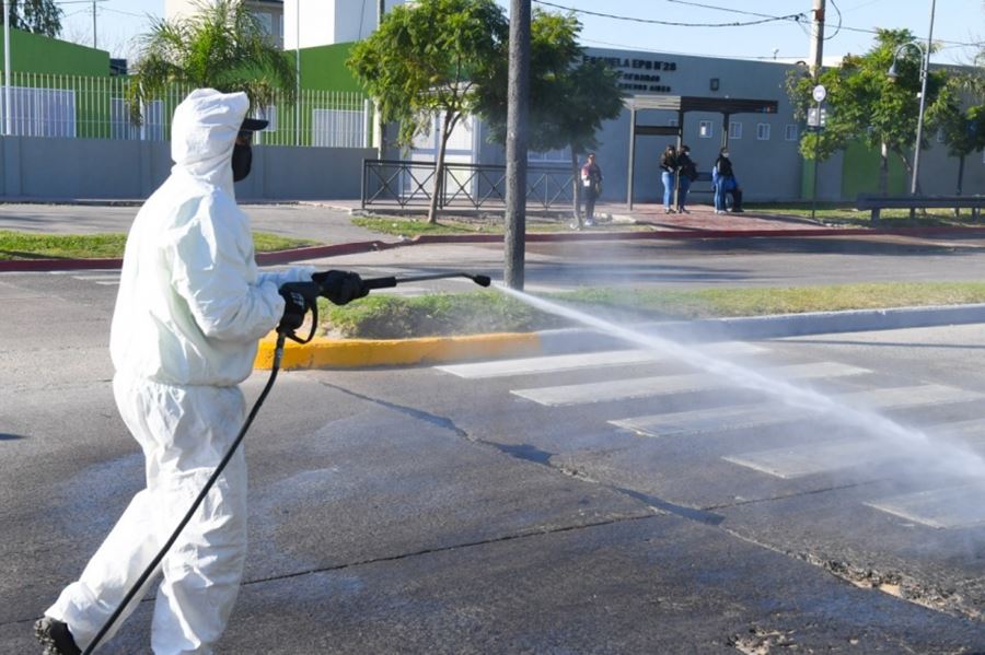 San Fernando realizó un operativo integral de prevención contra coronavirus y dengue