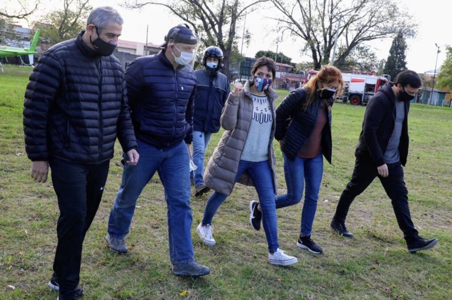 Decidieron aislar la Villa Azul tras detectar 50 casos positivos de Covid19 en el operativo casa por casa