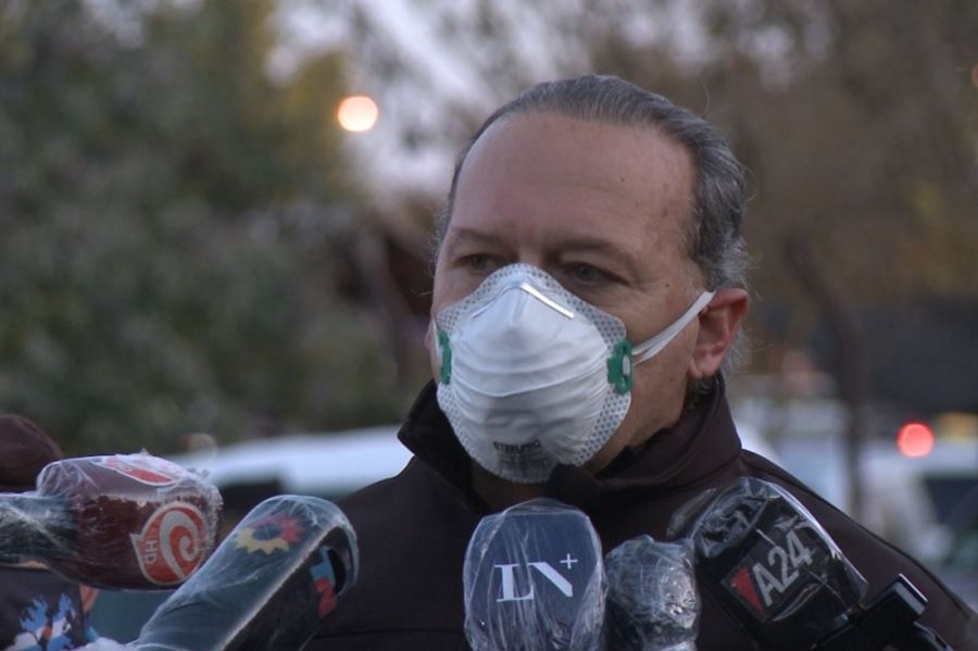 Berni, a los gritos en puente La Noria: "No hay que generar más quilombo en una situación como esta"