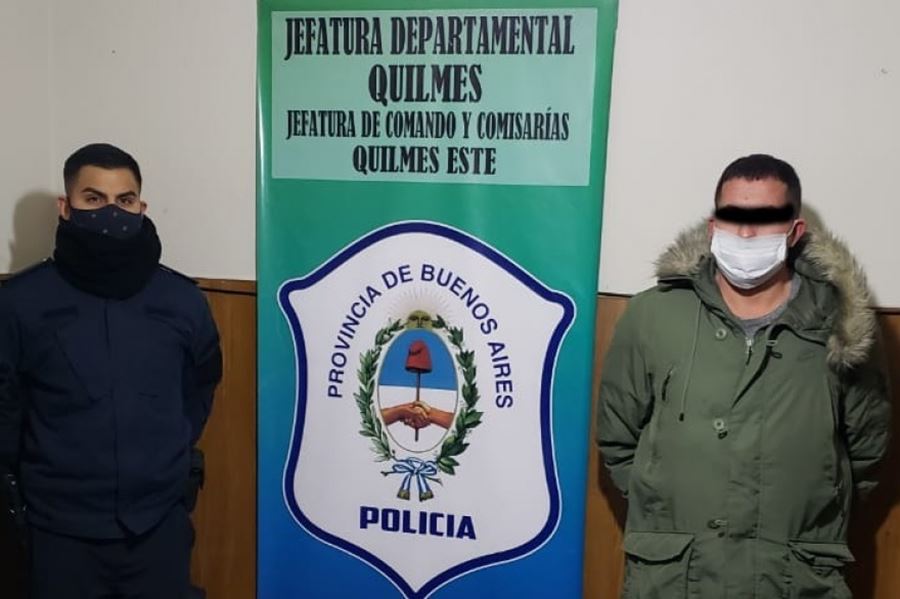 Detuvieron al ex líder de la barra brava de Quilmes por ejercer la violencia de género