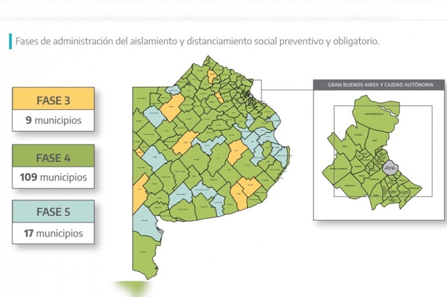 El mapa actualizado del coronavirus en la provincia: 15 municipios bajaron de fase