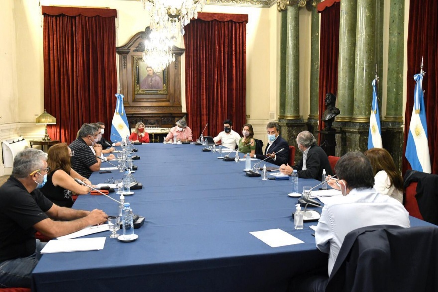 Sergio Massa recibió a diputados sindicales por el proyecto de Ganancias