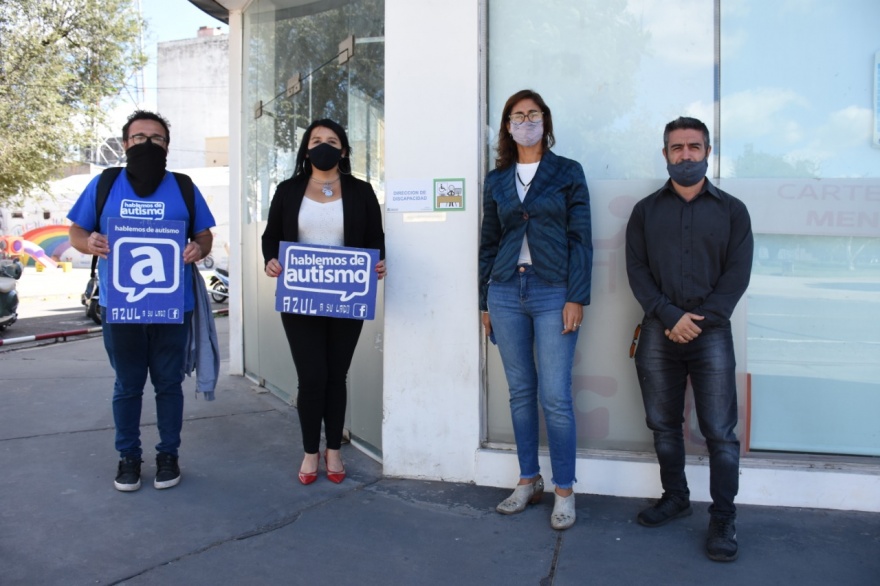 Autismo: En Chivilcoy, señalizaron dependencias municipales para facilitar la comunicación con personas con TEA