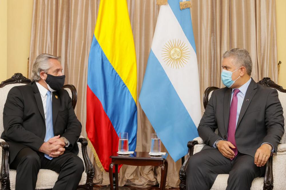 El presidente se reunió en Lima con su par de Colombia, Iván Duque Márque