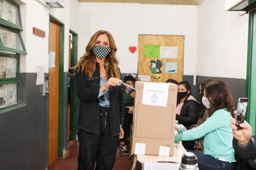 Votó Victoria Tolosa Paz: "Va a ser una jornada de mucho respeto"