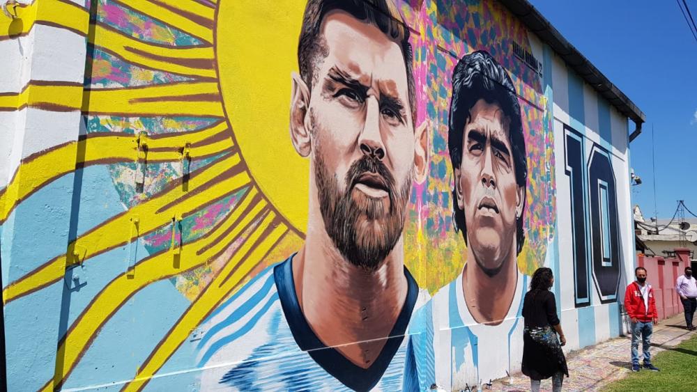 Para siempre: Diego Maradona y Lionel Messi, juntos en Tigre