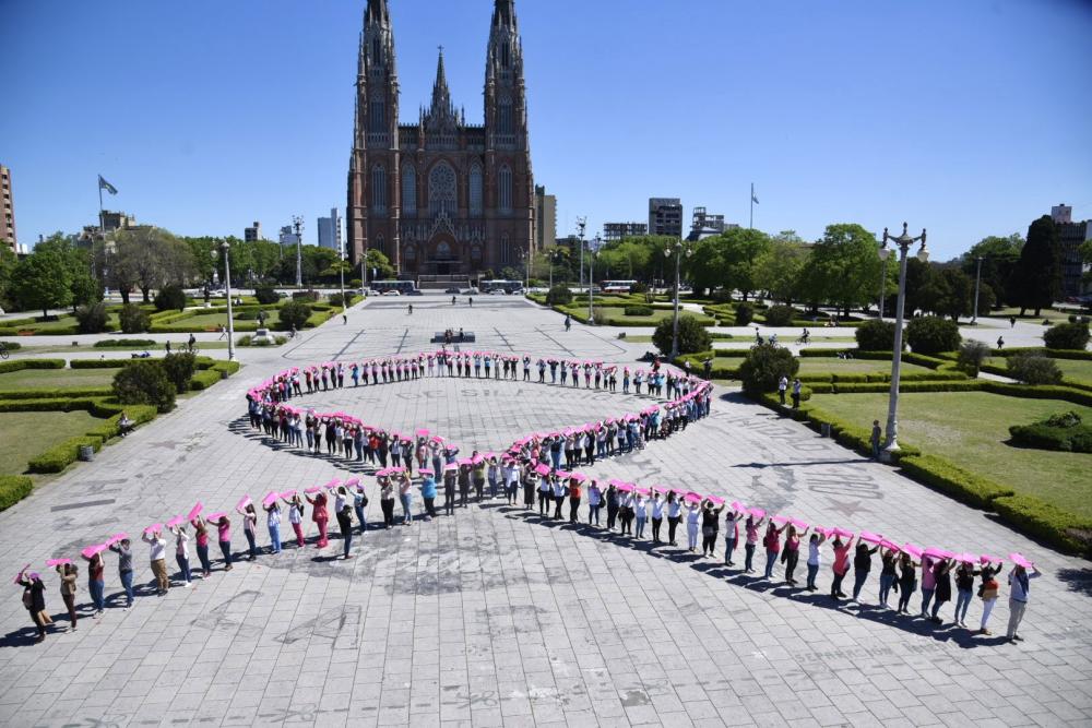 Mamografías gratuitas y campañas de concientización: La Plata se tiñó de rosa