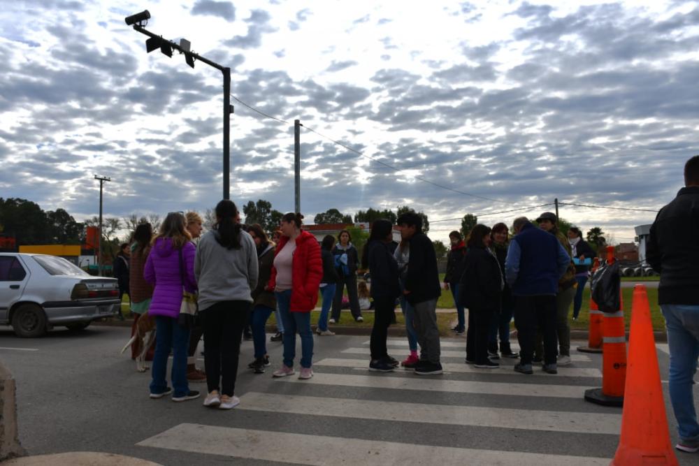 Vecinos de General Belgrano cortaron la Ruta 41 en reclamo de mayor seguridad vial