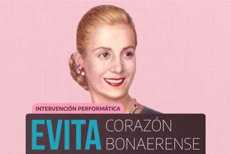 A 70 años de la muerte de Evita, harán una intervención artística  en la Gobernación bonaerense