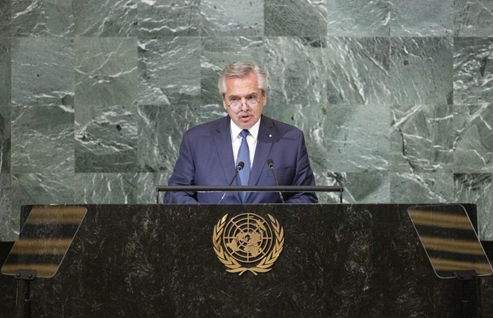 Malvinas, deuda y CFK: los ejes del discurso de Alberto Fernández ante la ONU