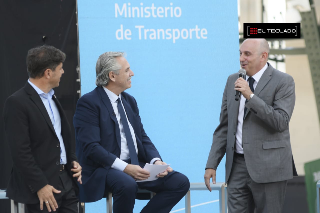 El Presidente inauguró la renovación del techo de la estación de tren de La Plata [Foto: El Teclado].