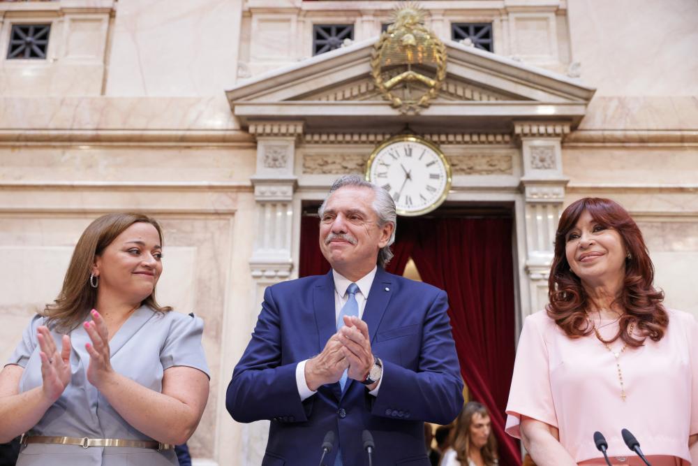Alberto Fernández abrió el año legislativo con palos a la Justicia