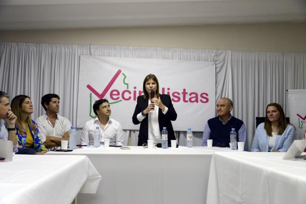 Bullrich abrochó al movimiento vecinalista de la provincia de Buenos Aires