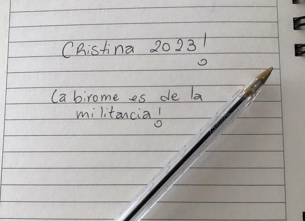 Cristina 2023: el kirchnerismo se apodera de la birome y potencia el operativo clamor