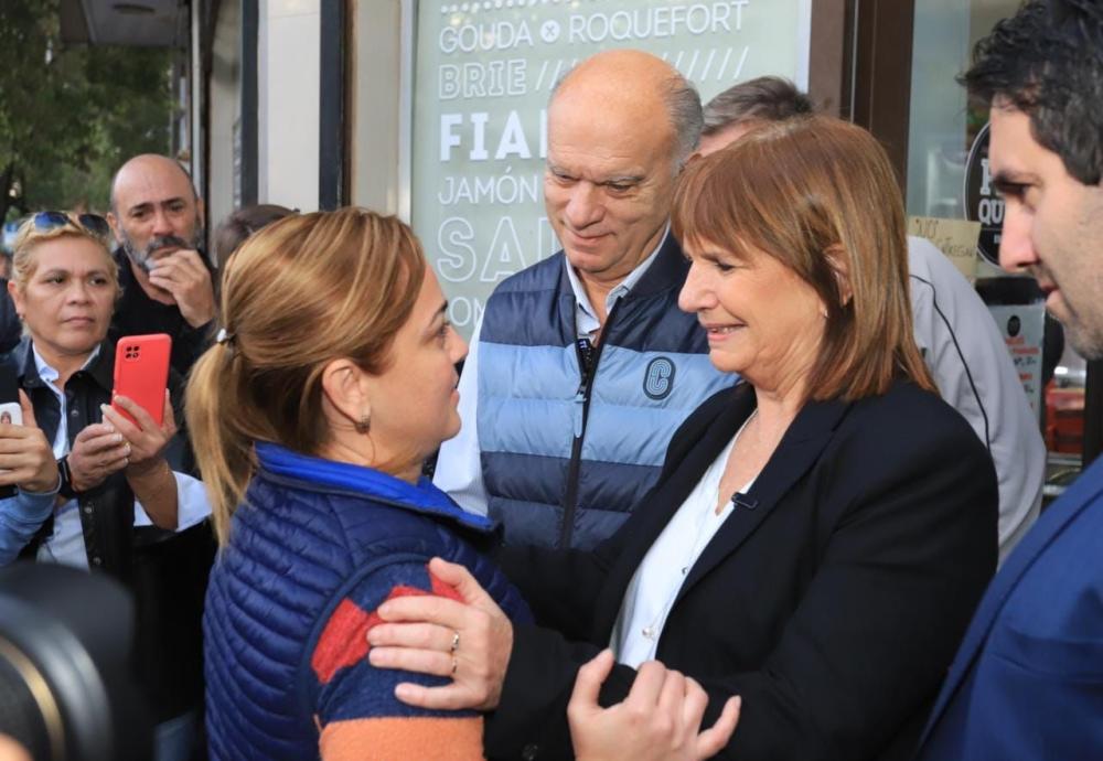 Campaña PRO: Bullrich y Grindetti, duros con La Cámpora y amistosos con Maratea