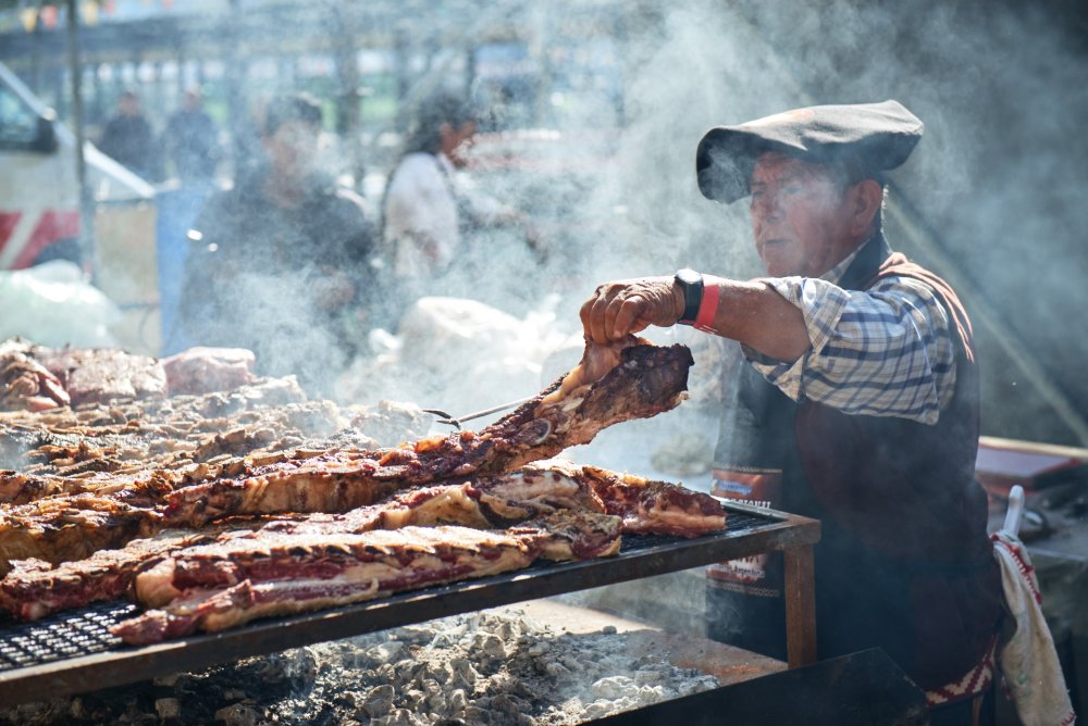 Qué ricor! Se realiza en el centro porteño el Campeonato Federal del Asado