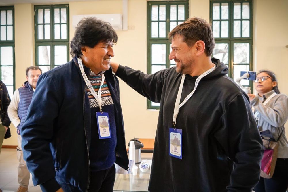 Evo Morales: “Tengo enormes coincidencias con Juan Grabois”