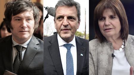 Encuesta: Milei, Massa o Bullrich, ¿quién gana en octubre?